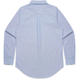 AS Colour 4401 Wo's Oxford Shirt - Back View | color:Light Blue|view:back