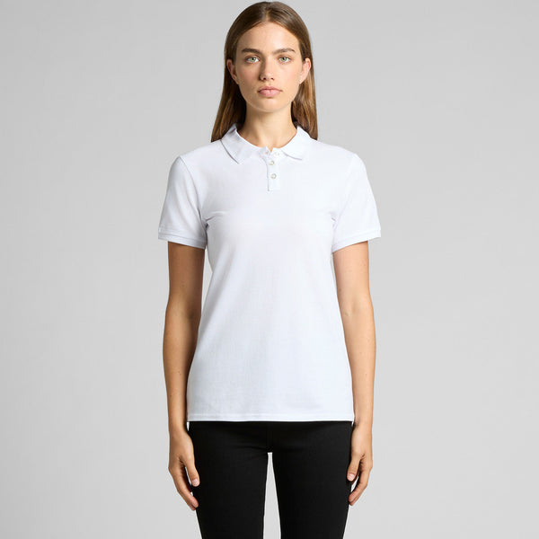 AS Colour Women's Pique Polo | 4411 (Black)