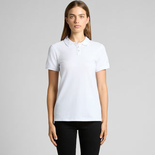 AS Colour Women's Pique Polo | 4411 (White)