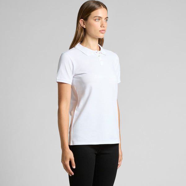 AS Colour Women's Pique Polo | 4411 (White)