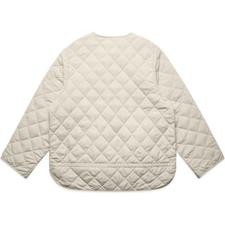 AS Colour 4525 Wo's Quilted Jacket - Back View | color:Bone|view:back