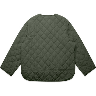 AS Colour 4525 Wo's Quilted Jacket - Back View | color:Cypress|view:back