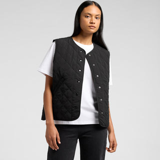 AS Colour Women's Quilted Vest | 4431 (Black)