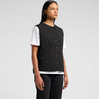 AS Colour Women's Quilted Vest | 4431 (Black)
