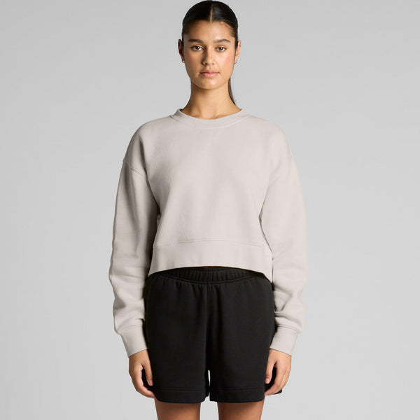 AS Colour Women's Relax Crop Crew | 4169 (Black)