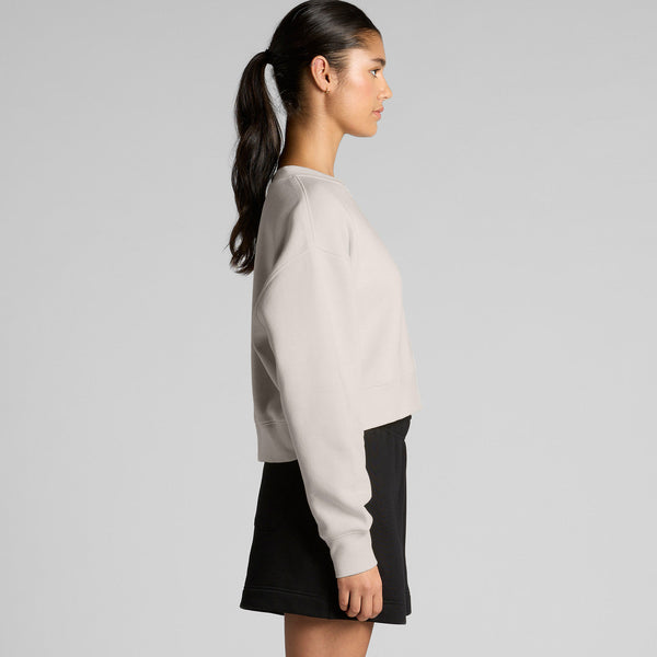 AS Colour Women's Relax Crop Crew | 4169 (Black)