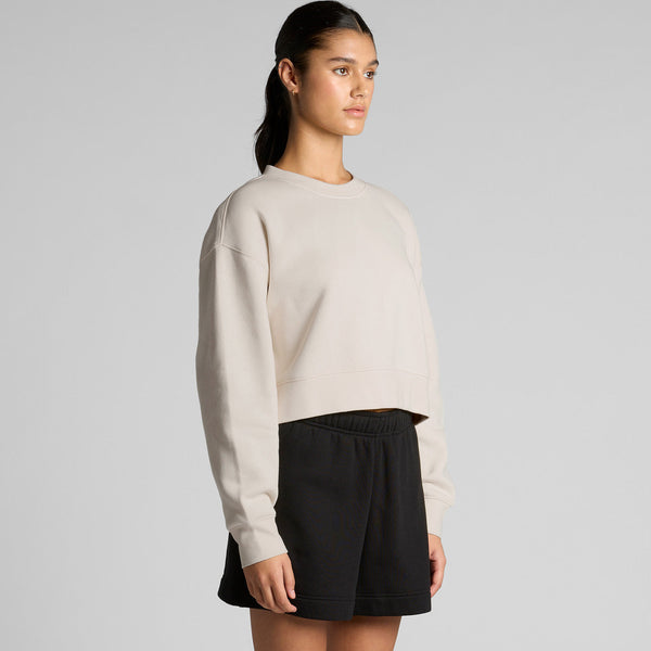 AS Colour Women's Relax Crop Crew | 4169 (Black)