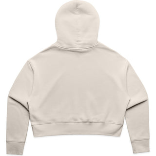 AS Colour 4168 Wo's Relax Crop Hood - Back View | color:Bone|view:back
