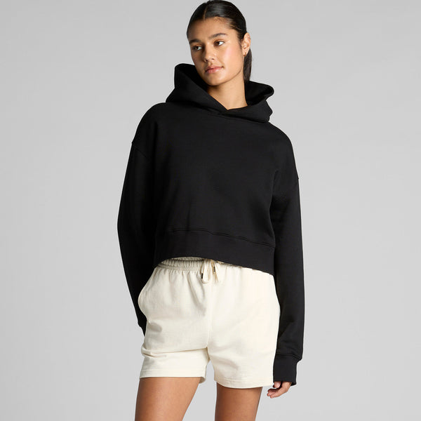 AS Colour Women's Relax Crop Hood | 4168 (Black)