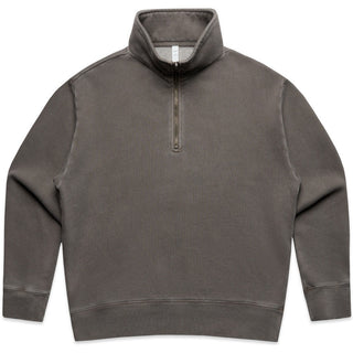 AS Colour 4167 Wo's Relax Faded Half Zip - Front View | color:Faded Grey|view:front