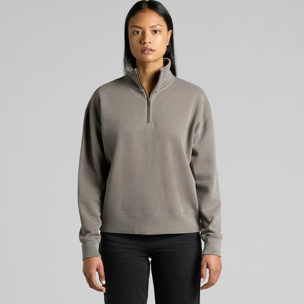 AS Colour Women's Relax Faded Half Zip | 4167 (Faded Grey)