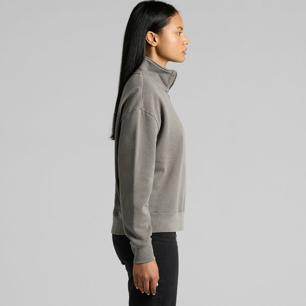 AS Colour Women's Relax Faded Half Zip | 4167 (Faded Black)