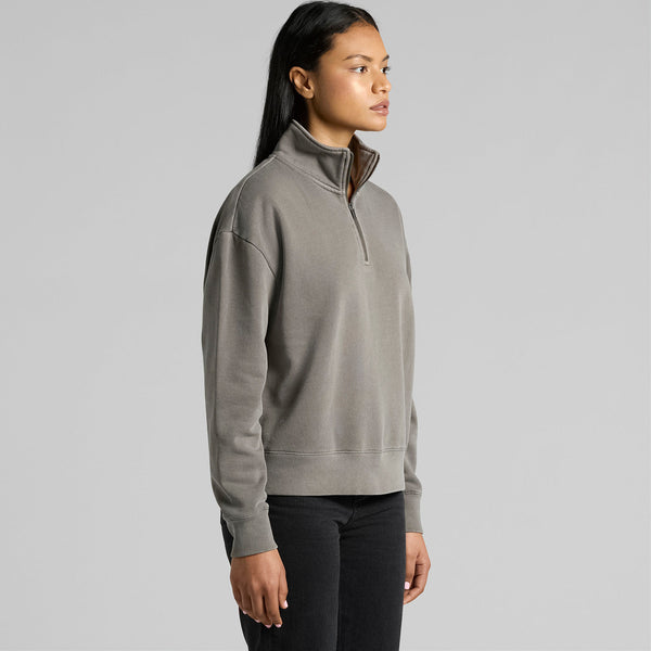 AS Colour Women's Relax Faded Half Zip | 4167 (Faded Black)