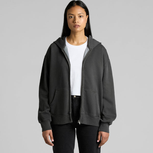 AS Colour Women's Relax Faded Zip Hood | 4170 (Faded Grey)
