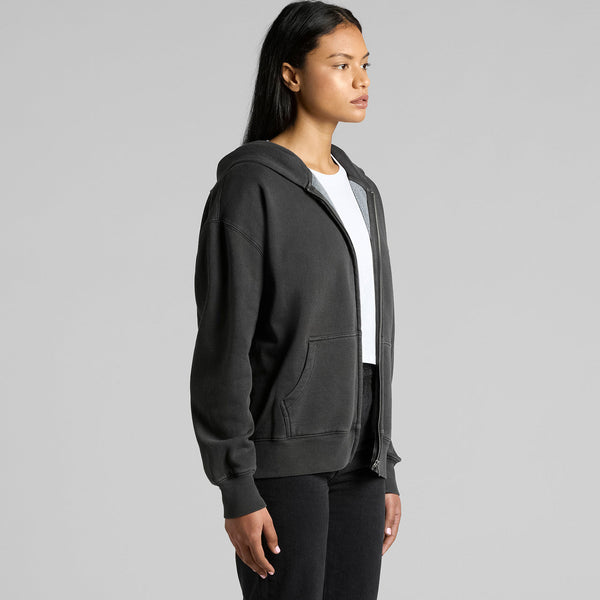 AS Colour Women's Relax Faded Zip Hood | 4170 (Faded Grey)