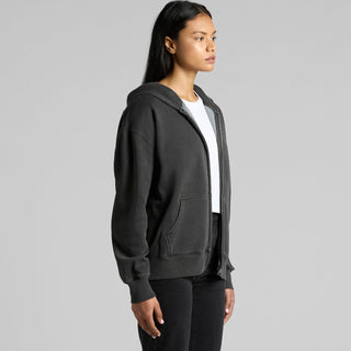 AS Colour Women's Relax Faded Zip Hood | 4170 (Faded Black)
