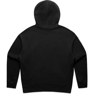 AS Colour 4164 Wo's Relax Half Zip Hood - Back View | color:Black|view:back
