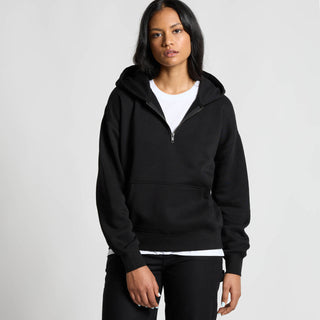 AS Colour Women's Relax Half Zip Hood | 4164 (Black)