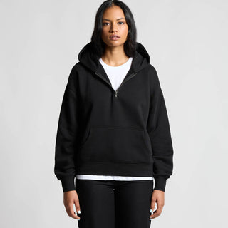 AS Colour Women's Relax Half Zip Hood | 4164 (Black)