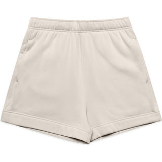 AS Colour 4933 Wo's Relax Track Shorts - Front View | color:Bone|view:front