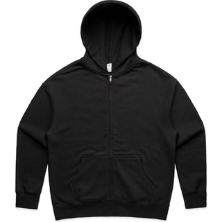 AS Colour 4162 Wo's Relax Zip Hood - Front View | color:Black|view:front