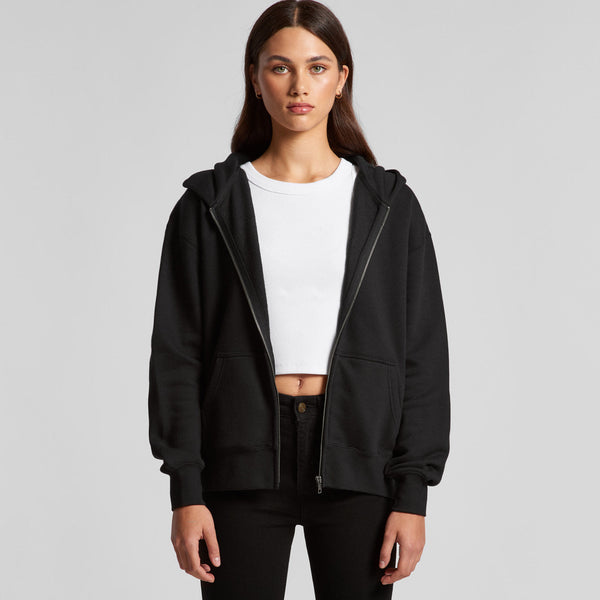 AS Colour Women's Relax Zip Hood | 4162 (Black)