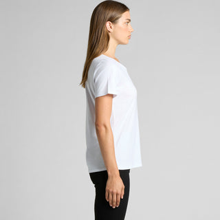 AS Colour Women's Shallow Scoop Tee | 4011 (Navy)