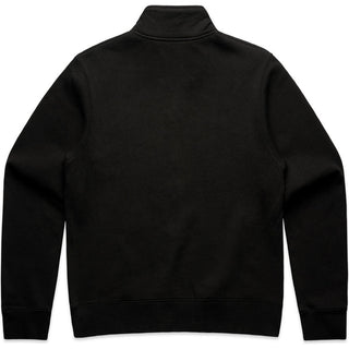 AS Colour 4125 Wo's Stencil Half Zip Crew - Back View | color:Black|view:back