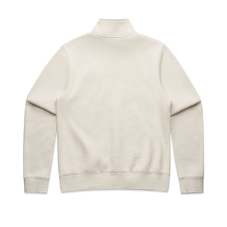 AS Colour 4125 Wo's Stencil Half Zip Crew - Back View | color:Ecru|view:back