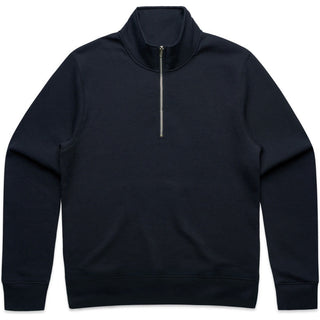 AS Colour 4125 Wo's Stencil Half Zip Crew - Front View | color:Navy|view:front