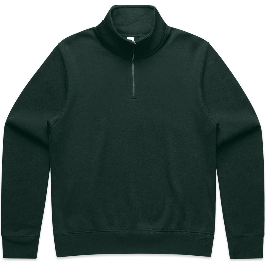 AS Colour Women's Stencil Half Zip Crew | 4125 (Pine Green)
