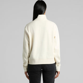 AS Colour Women's Stencil Half Zip Crew | 4125 (Pine Green)