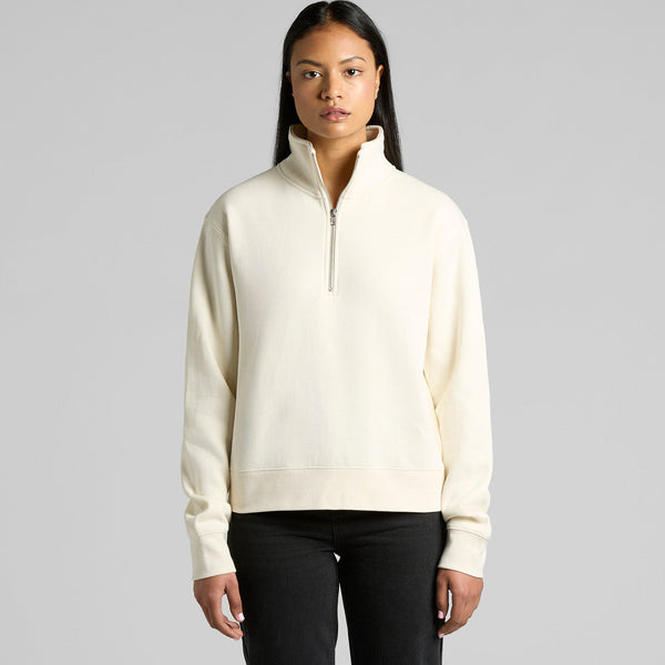 AS Colour Women's Stencil Half Zip Crew | 4125 (Navy)