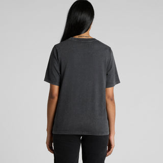 AS Colour Women's Stone Wash Heavy Tee | 4085 (Black Stone)