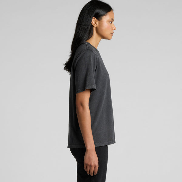 AS Colour Women's Stone Wash Heavy Tee | 4085 (Black Stone)