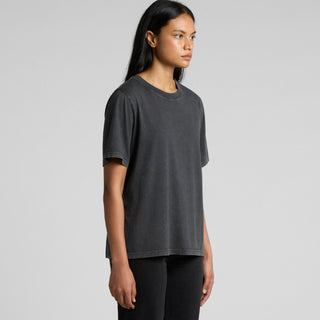 AS Colour Women's Stone Wash Heavy Tee | 4085 (Black Stone)