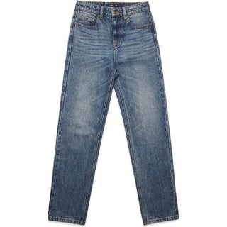 AS Colour 4830 Wo's Straight Jeans - Front View | color:Washed Blue|view:front