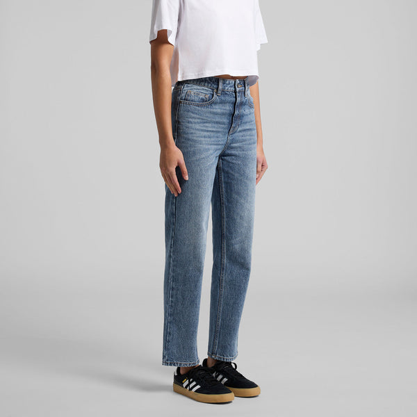 AS Colour Women's Straight Jeans | 4830 (Washed Black)