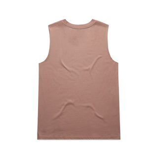 AS Colour 4069 Wo's Upside Tank - Back View | color:Hazy Pink|view:back