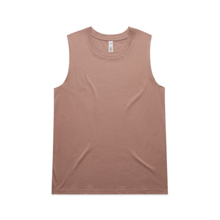 AS Colour 4069 Wo's Upside Tank - Front View | color:Hazy Pink|view:front