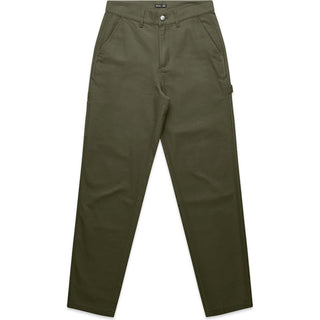 AS Colour 4927 Wo's Utility Pants - Front View | color:Army|view:front