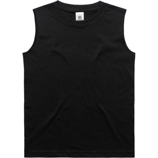 AS Colour 3010 Youth Barnard Tank - Front View | color:Black|view:front