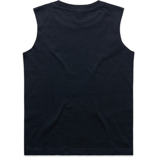 AS Colour 3010 Youth Barnard Tank - Back View | color:Navy|view:back