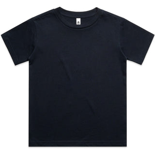 AS Colour 3061 Youth Classic Tee - Front View | color:Navy|view:front