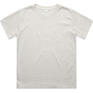 AS Colour 3071 Youth Heavy Faded Tee - Front View | color:Faded Bone|view:front