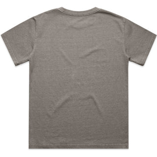 AS Colour 3071 Youth Heavy Faded Tee - Back View | color:Faded Grey|view:back