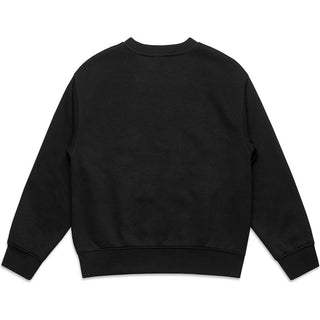 AS Colour 3035 Youth Relax Crew - Back View | color:Black|view:back