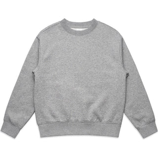 AS Colour 3035 Youth Relax Crew - Front View | color:Grey Marle|view:front