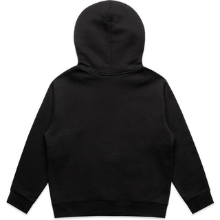 AS Colour 3039 Youth Relax Zip Hood - Back View | color:Black|view:back