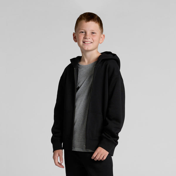 AS Colour Youth Relax Zip Hood | 3039 (Black)